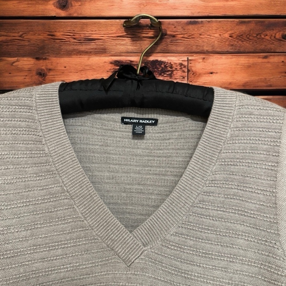 HILARY RADLEY LAYERED SWEATER SIZE LARGE - Picture 2 of 8